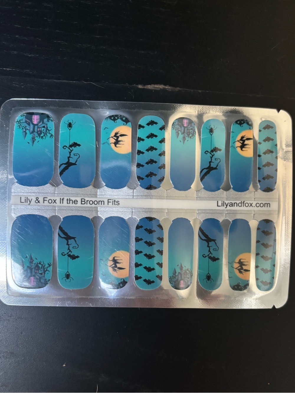 Lily & Fox Nail Wraps - If the Broom Fits
